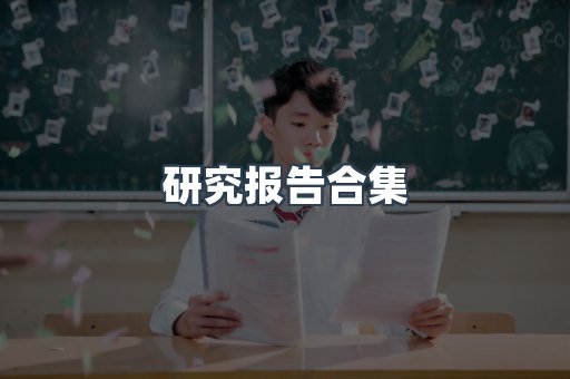 研究报告合集